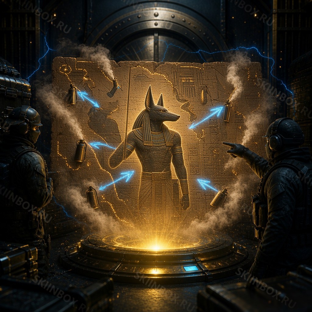 Смоки на Anubis CS2: базовые линии T и CT 2026