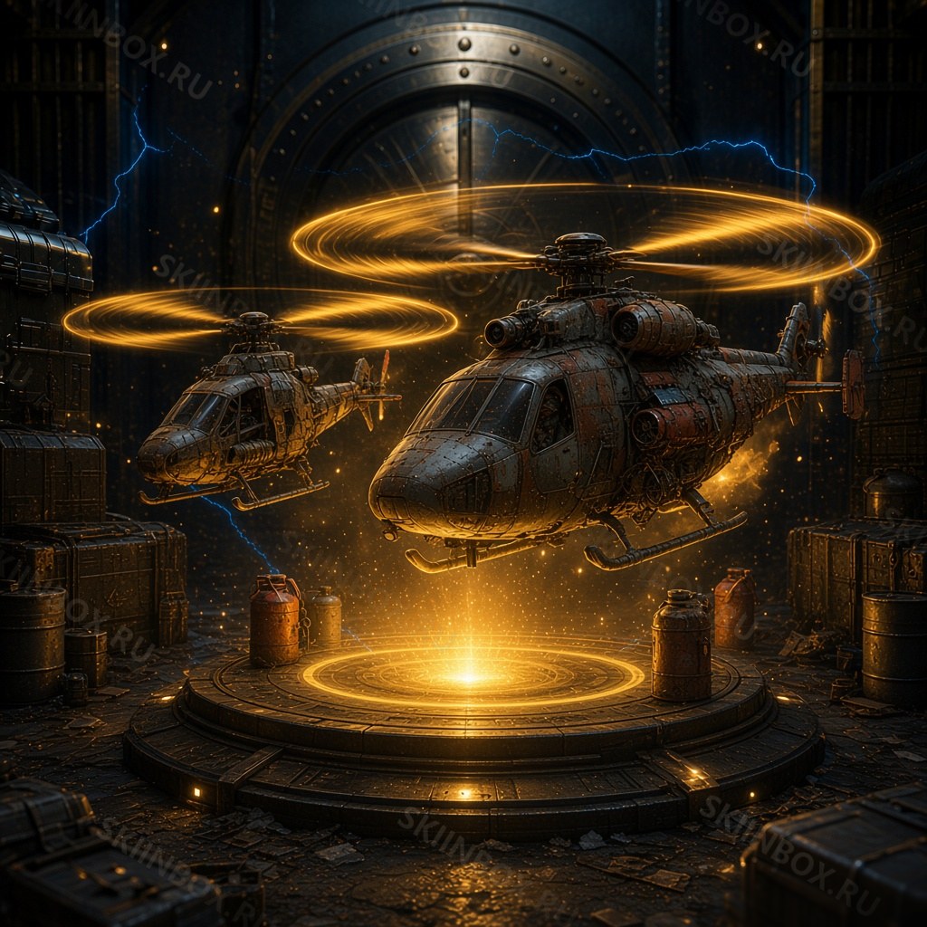 Миникоптер и Scrap Heli Rust: управление, топливо, лут 2026