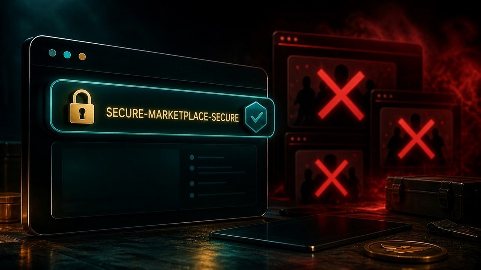 Проверка домена перед входом на Aim.market