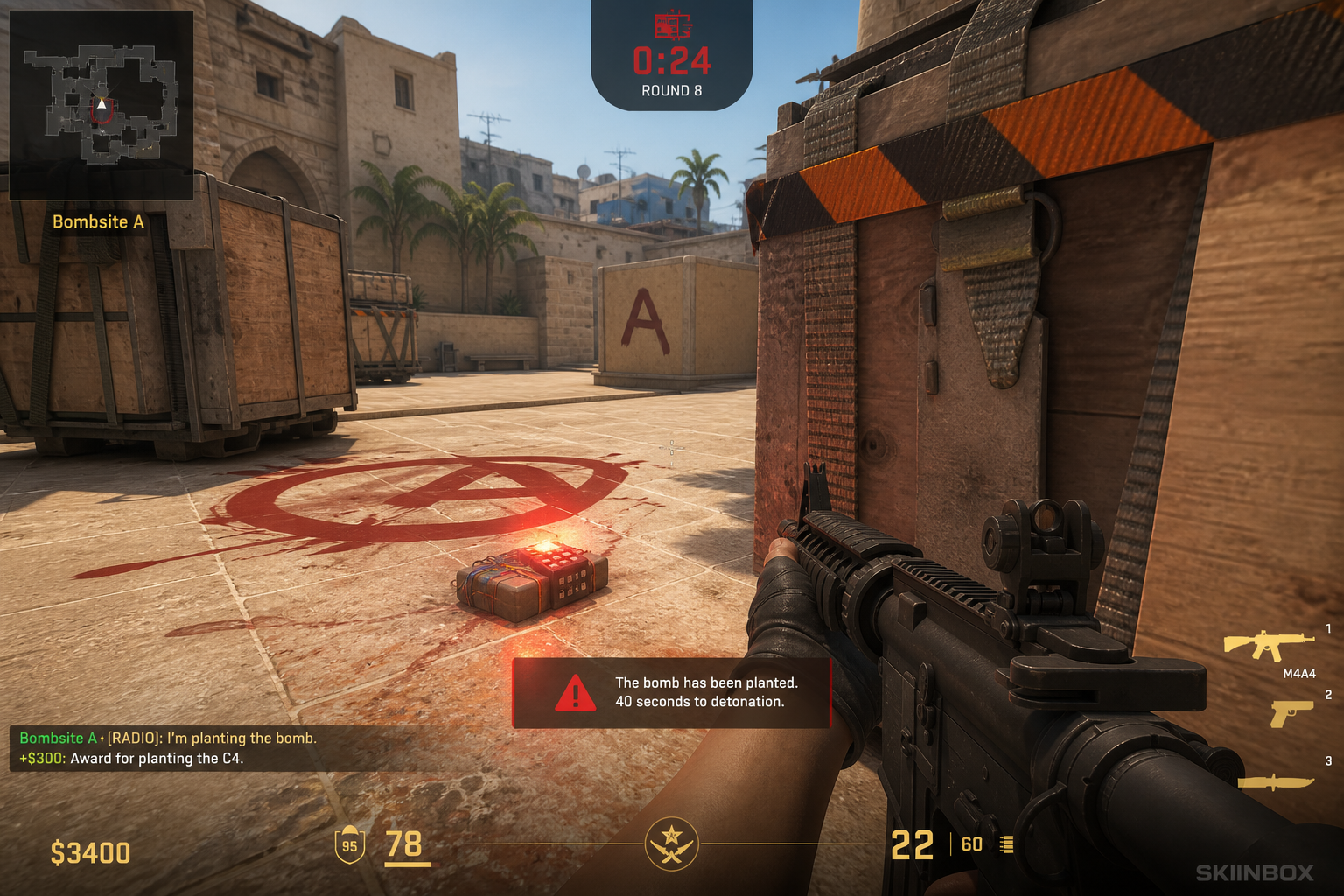 CS2 bomb timer awareness