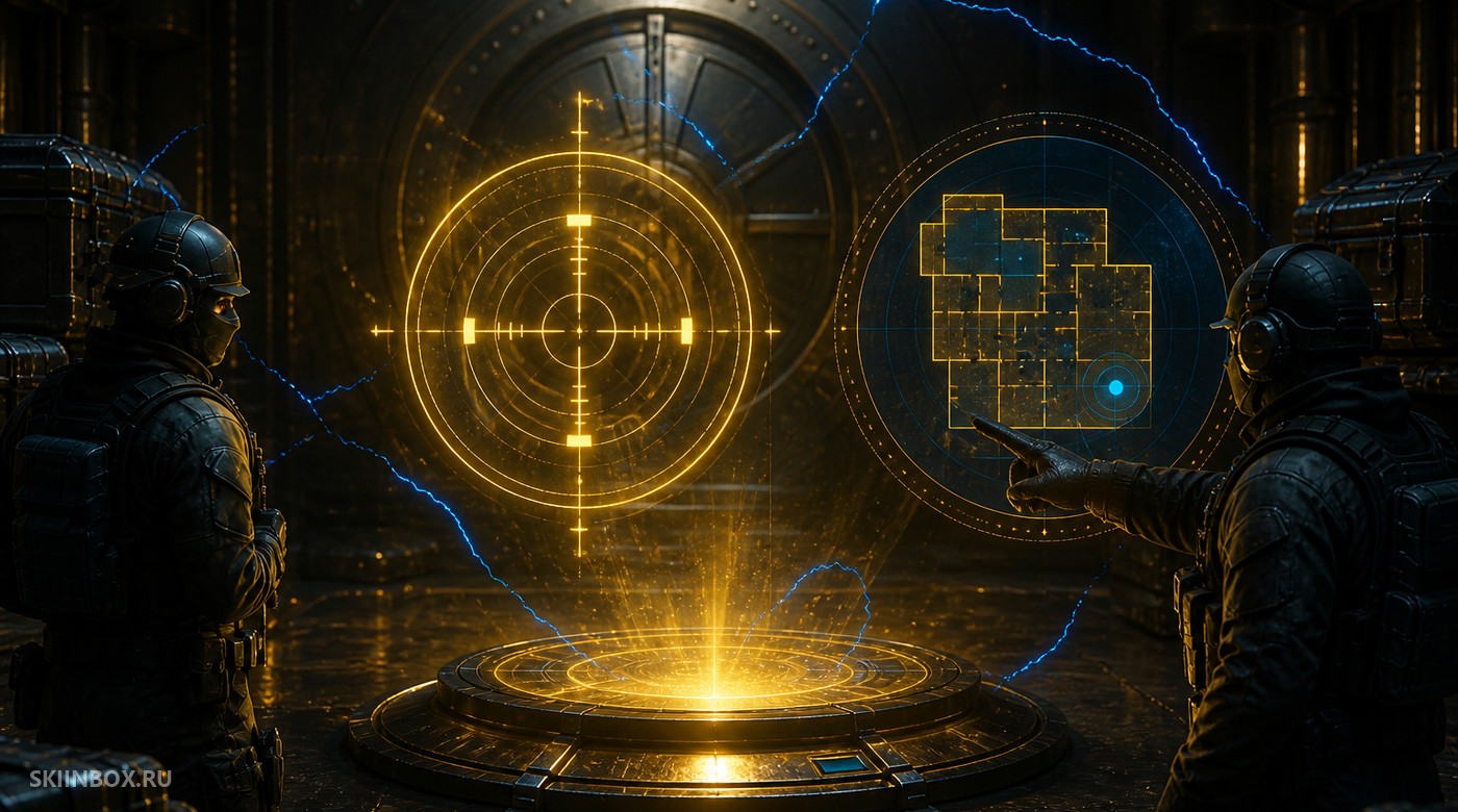 Прицел и радар в пакете настроек donk CS2