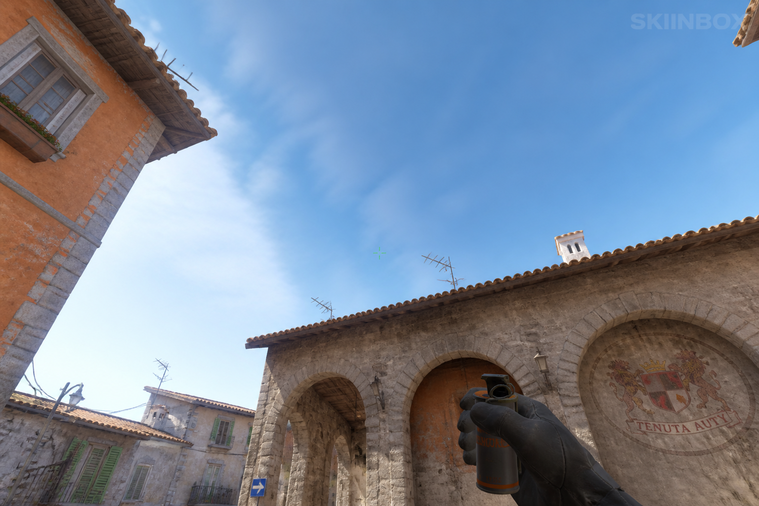 Inferno arch smoke from mid aim