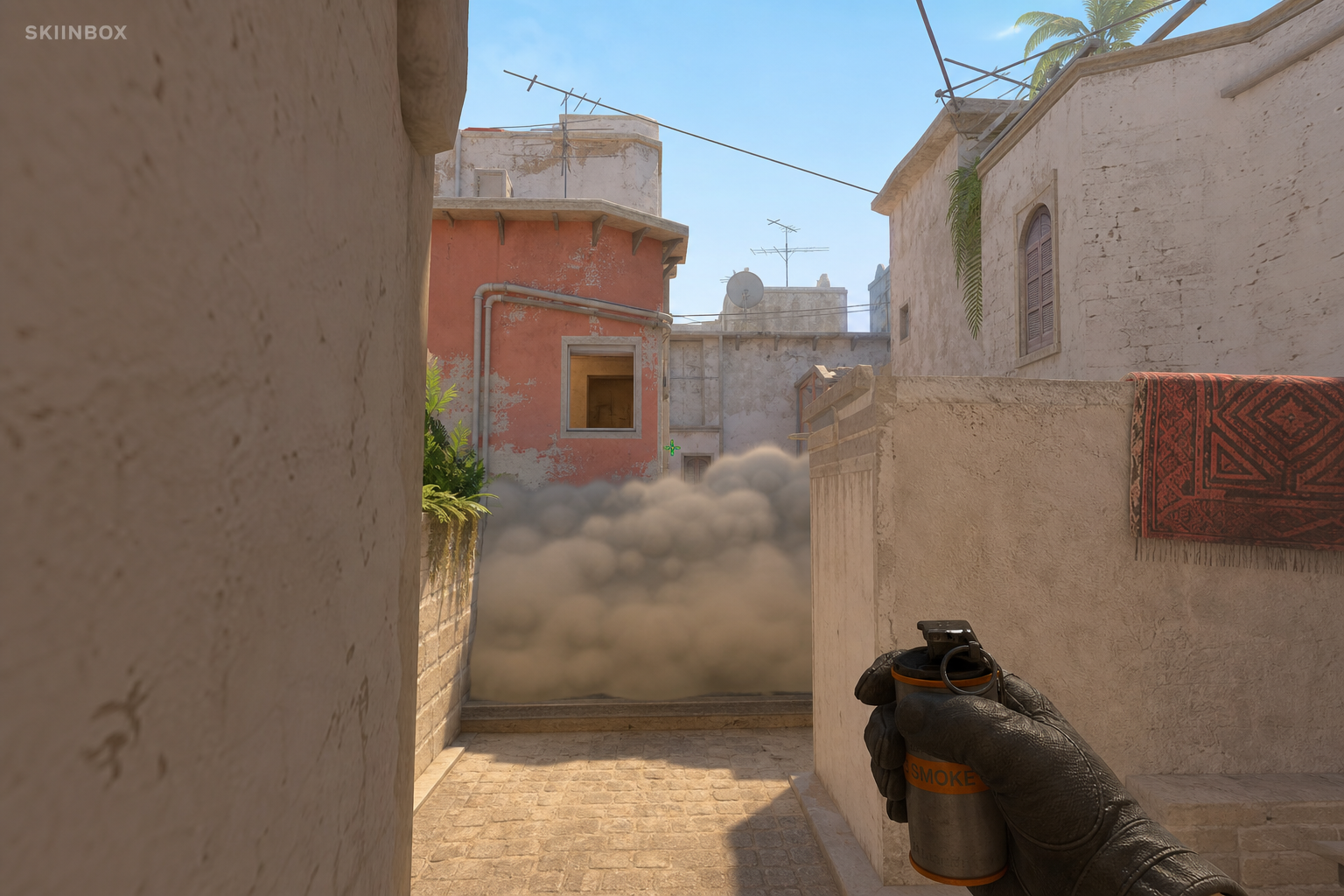 Mirage B market window smoke aim