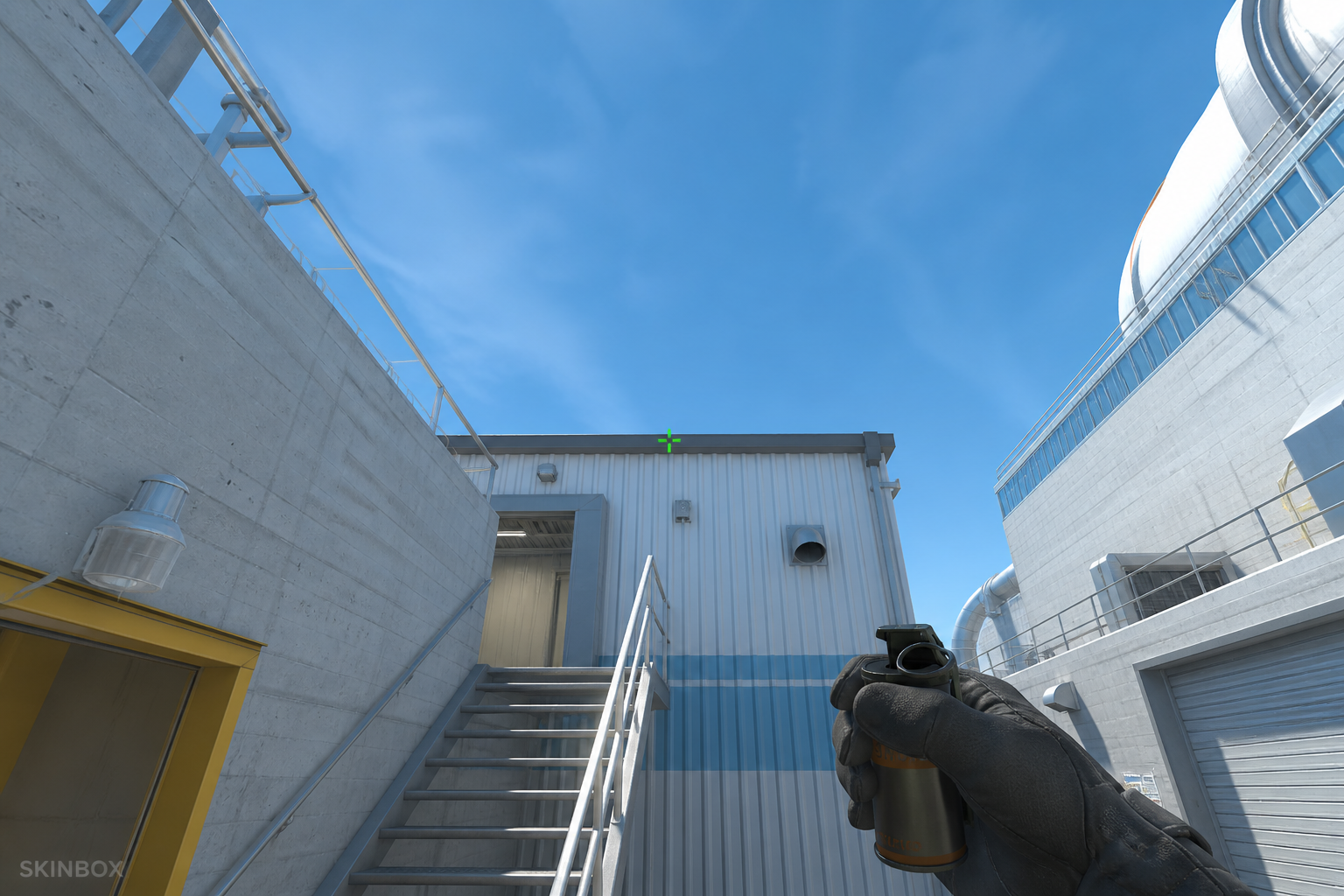 Nuke heaven stairs smoke from outside aim