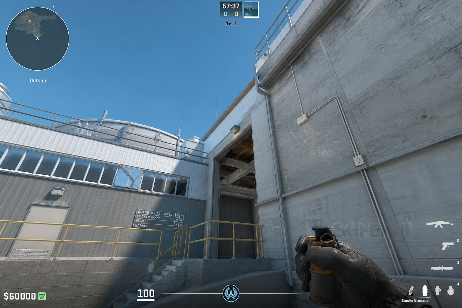 Nuke heaven waterfall smoke aim
