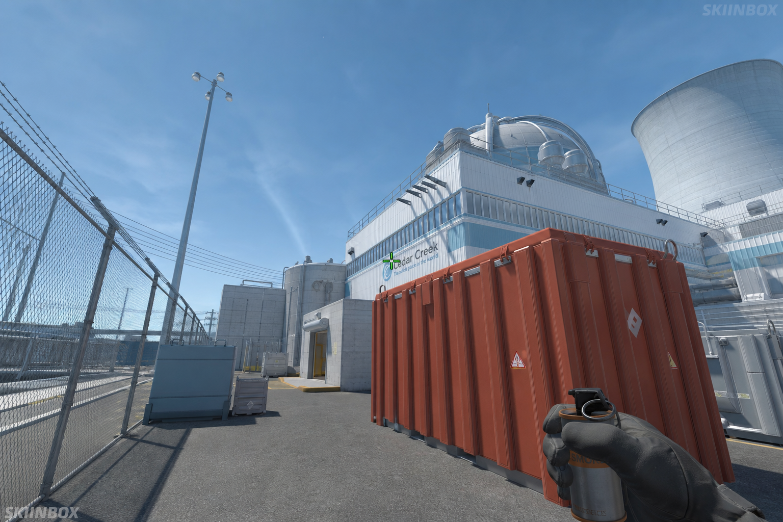 Nuke outside to CT red smoke aim